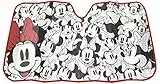 Plasticolor 003786R01 Disney Minnie Mouse Expressions Akkordeon Bubble Sonnenschutz, 1 Stück