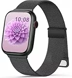 Ersatzarmband Kompatibel mit Apple Watch Armband 40mm 41mm 42mm 44mm 38mm 45mm 46mm 49 Damen Herren Einstellbar Magnetisch Metall Edelstahl Armbänder für iWatch SE Ultra Series 11 10 9 8 7 6 5 4 3 2 1