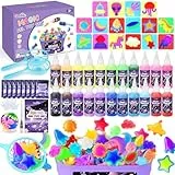 Dreamon Weltraum-Thema Magic Gel Water Kit für Kinder, 53 PCS Aqua Fairy Aqua Gel Set mit 22 Farben & 16 Space Formen, DIY Magic Jelly Set Bastelspielzeug, Kreatives Geschenk ab 3+