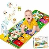 WEARXI Kinderspielzeug ab 1 Jahr, Baby Spielzeug ab 1 Jahr Musikmatte, Spielzeug ab 2 Jahre, Musikmatte Kinder ab 1 Jahr, Geschenk Mädchen 1 Jahr, Geschenke für Mädchen, Klaviermatte
