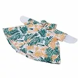 Duokon Hawaiianisches Gänse-Outfit, 43,2 cm Großes Rasengans-Statuen-Kostüm mit Stoff, Sommerkleidung für Outdoor-Dekoration, Pool-Party (Herrenhemden)