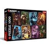 Trefl - Magic: The Gathering - Puzzle 1000 Elemente - Puzzlespiel für die Liebhaber des Kartenspiels Magic, Collage mit Karten, Zauberer und Monster, Puzzle Klassisch für Erwachsene und Kinder ab 12