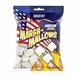 Nordthy Riesen Marshmallows – 300 g – American Style – Extra große Marshmallows zum Rösten, Backen & für S'mores