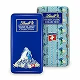 Lindt Schokolade Swiss Classic Collection Box | Vollmilch-Schokoladentafeln | Mini-Schokoladentafeln | 185g | Schokoladengeschenk