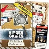 Hidden Games Tatort - Eiskaltes Verbrechen - Der Winterkrimi - Deutsch - Realistisches Krimispiel, spannendes Detektivspiel, Escape Room Spiel