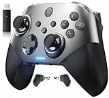 EasySMX Wireless Controller PC mit Hall Triggers und Joysticks, Bluetooth PC Controller mit mechanischen Tasten, kein Drift&Dead Zones, für PC/Switch/Steam