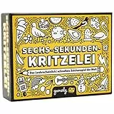 Gamely Sechs-Sekunden-Kritzelei: Das fieberhaft-Flotte, fetzige Zeichenspiel | EIN familienfreundliches Partyspiel für Kinder, Teenager und Erwachsene