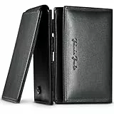 Jaimie Jacobs Flap Boy XL Magic Wallet mit Münzfach RFID-Schutz Geldbeutel mit Platz für 13 Karten (Schwarz)