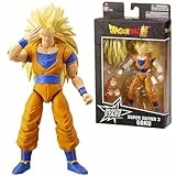 BANDAI - Dragon Ball Super - Dragon Stars Actionfigur 17 cm - Super Saiyan 3 Goku - Offizielle Dragon Ball Lizenz - Gelenkige Super Saiyan 3 Goku Figur - Spielzeug für Kinder ab 4 Jahren - 36184J