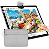 YINGWOND Leuchttisch A3 Wiederaufladbar mit Tasche für Diamantmalerei, Licht Pad mit Ständer diamond painting Kinder/Erwachsene Lichtpad für Diamond Painting/Zeichnung/Röntgenbetrachtung/Skizzieren