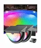 DeeprBetter 2026 Verbessert Poolbeleuchtung Solar, Farbwechsel LED Pool Beleuchtung mit 10 Lichtmodi, IP68 Wasserdicht Solar Pool Lichter & Teichbeleuchtung, Poollampe Schwimmlichter Solar Garten-2PCS