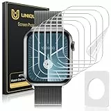 UniqueMe für Apple Watch 46 mm Schutzfolie - 6 Stück Flexible TPU Folie, Maximale Abdeckung Selbstheilung Displayschutz Folie für iWatch Series 11/10 46 mm