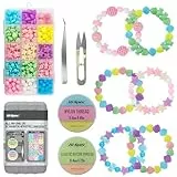 Hi-Spec DIY Schmuck Set – Komplettes Schmuckherstellung Zubehör & Werkzeug für Armbänder & Halsketten, ideal für Mädchen zum Basteln & Personalisieren, inkl. Schere, Pinzette & Nylongarn – 280-tlg.
