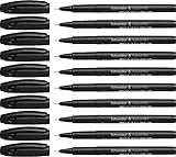 Schneider Topliner 967 Fineliner (Strichstärke 0,4 mm) 10 Stück schwarz