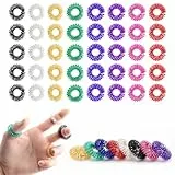 Wepai Akupressur Ring, 40 Stück Massageringe für Finger, Finger Massageringes für Bessere Durchblutung und Linderung von Gelenkschmerzen