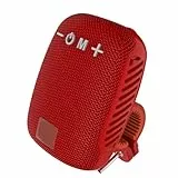 Annadue Tragbarer Bluetooth Fahrradlautsprecher, Tragbarer Wasserdichter Sportlautsprecher mit Dual Pairing FM Radio Speicherkartenunterstützung, Bluetooth Lautsprecher Zum Radfahren und