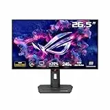 ASUS ROG Strix OLED XG27AQDMG - 27 Zoll WQHD Gaming Monitor - 240 Hz, 0.03ms GtG, G-Sync, FreeSync, AdaptiveSync, DisplayHDR 400 TB - 10-bit OLED, 16:9, 2560x1440, DP 1.4 DSC, HDMI, USB-Hub, Ergo