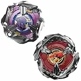Hasbro Beyblade X Beat Tyranno 4-70Q & Knife Shinobi 4-80HN Dual Pack, Set