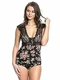 Vive Maria Damen Unterwäsche-Set Bouquet D'Amour Set 34213, Geblümt, Gr. 44 (Herstellergröße: XXL), Mehrfarbig (Black Allover)
