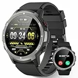Smartwatch Herren mit Telefonfunktion – 1,39 Zoll Fitnessuhr mit Benachrichtigung, 113 Sportmodi, IP68 Wasserdichte Smart Watch, Herzfrequenzmonitor Schlafmonitor, Schrittzähler, für Android/IOS