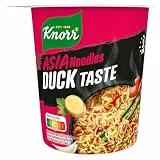 Knorr Asia Noodles Instant Nudeln Duck Taste leckere Asia Nudeln fertig in nur 3 Minuten 61 g