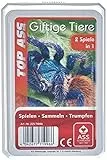 ASS Altenburger 22571996 - Top Giftige Tiere, Kartenspiel - Trumpf und Quartett