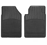 CarFashion Allwetter Schalenmatte A1, Auto Fussmatten Set in schwarz, 2-teilig, ohne Mattenhalter für