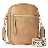 BOSTANTEN Handytasche zum Umhängen Leder, Damen Handy Umhängetasche, Handytasche mit Geldbörse zum Umhängen, handtasche damen umhängetasche