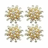 4 Stück Weihnachtsbaum-serviettenhalter Schneeflocke Serviettenring Hochzeit Serviettenring Strass-e Für Tischessen Weihnachten Einrichtung