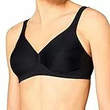 Triumph Damen BH Modern Soft+Cotton N, ohne Bügel, ohne Polsterung, Verstellbare Träger, 85B, Schwarz