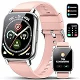 Cillso Smartwatch Damen mit Telefonfunktion, Smart Watch Fitness Tracker mit Pulsmesser Schlafmonitor Schrittzähler, Smart Watches mit Telefonfunktion