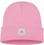 ATNKE Strick Beanie Mütze Dehnbar Weich Warm Täglich Winter Mützen mit Manschetten für Herren und Damen Geschenke/Pink