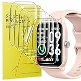 Blueshaweu Schutzfolie Kompatibel für Woneligo 1.8'' Smartwatch W13, HD Klar Flexible TPU Displayschutzfolie [6 Stück] für Fitpolo Smartwatch