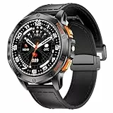 DREMAC DM1 Smartwatch 48 mm, integriertes GPS, Taschenlampe, Fitnessuhr mit 70 Sportmodi, 24/7 Gesundheitsüberwachung, 30 Tage Akku, IP68 wasserdicht für iOS Android