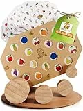 SINNESFUCHS® Merklernstation - Memory Spiel ab 3 Jahren - Gedächtnisspiel für Kinder - Montessori Spielzeug pädagogisch wertvoll - FSC® 100% Holz - Lernspielzeug für Mädchen & Jungen - Brettspiel
