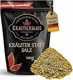 120g Kräuter Statt Salz Gewürzmischung von Krautschmaus, zum Würzen, Kochen, Schmoren, schonend getrocknet, ohne Zusatzstoffe