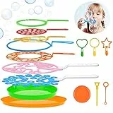 Joyibay Seifenblasen Set für Kinder, 15 Stücke Seifenblasen Blase für Indoor und Outdoor Bubble Maker Spiele, Perfekt für Kindergeburtstag, Partys, Hochzeit