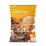 Seeberger Gebrannte Kürbiskerne 12er Pack: Karamellisierte knackige Kerne zum Knabbern oder als süßes Topping - intensive Aromen - glutenfrei, vegan (12 x 150 g)