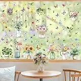 Moxled Fensterbilder Frühling Selbstklebend 95pcs