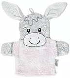 Sterntaler Spiel-Waschhandschuh Emmi Girl, Größe: 21 x 15 cm, Grau