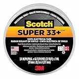 3M 33+ Scotch Super Elektro Isolierband, Vinyl, 19 mm x 20,1m