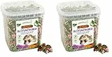 petifool Blütenzauber 360g - Ergänzungsfutter für Nager - natürliches Nagerfutter für Kaninchen, Meerschweinchen, Hamster, Chinchilla & mehr - ohne künstliche Zusätze - 100% Natur -artgerechtes Futter