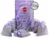 10 x Lavendelsäckchen Duftsäckchen mit französischem Lavendel als Mottenschutz im Kleiderschrank | Lavendel Raumduft von Quertee