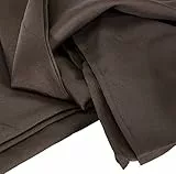 Soleil d'ocre Alix Tischdecke, Schmutzabweisend, Rechteckig, Mokka, Polyester, Braun, 140 x 240 cm