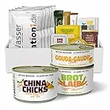 ration1 Langzeit EPa Hähnchen Curry mit Reis, Premium Tagesration, Langzeitnahrung, Einmannpackung wie EPA Bundeswehr, Konserven & Wasser 10 Jahre haltbar, Notfallnahrung Fertiggerichte