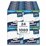 Foxy Gesteppte Servietten | 24 Packungen à 45 Stück 40 x 38,5 cm | weiß und dekoriert | Papier 100% FSC® zertifiziert | Verpackung 100% recyclebar