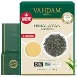 VAHDAM, Himalayan Grüner Tee (340g) 100% Reiner Grüntee Aus Dem Himalaya, Indien | Vegan, Glutenfrei, Laktosefrei | Frisch & Direkt Von Der Quelle In Indien | Grüner Tee Lose