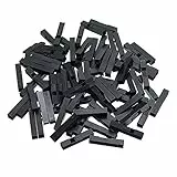 TuToy 100 Pcs 1P + 3P Dupont Jumper Drahtgehäuse + Buchsenstift Stecker 2,54mm Intervall