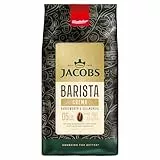 Jacobs Kaffeebohnen Barista Crema, ausgewogen mit Zitrus- & Nussnote, geröstet in Bremen, Intensität 5/10, Kaffee ganze Bohnen, 1 kg