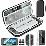 HEYSTOP Tasche für Nintendo Switch 2 Zubehör-Set, Switch 2 Reise-Schutztasche, Switch 2 Dockable Schutzhülle mit Switch 2 Displayschutzfolie für Nintendo Switch 2 Konsole